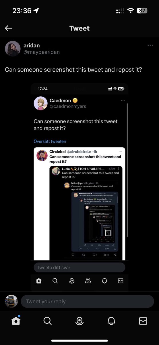 Can someone screenshot this tweet and repost it?