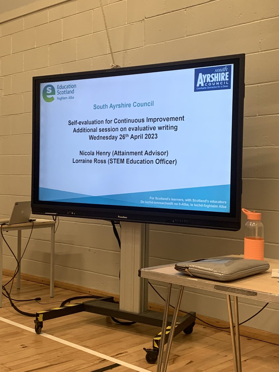 LMac (@missmac_music) on Twitter photo Enjoyed this morning’s ELT session with Nicola & Lorraine from <a href="/EducationScot/">Education Scotland</a> who delivered a great session of evaluative writing and self evaluation. Fantastic opportunity to reflect redraft and reset for next session’s Departmental Improvement Plan and in prep for S&Q report Enjoyed this morning’s ELT session with Nicola & Lorraine from <a href="/EducationScot/">Education Scotland</a> who delivered a great session of evaluative writing and self evaluation. Fantastic opportunity to reflect redraft and reset for next session’s Departmental Improvement Plan and in prep for S&Q report