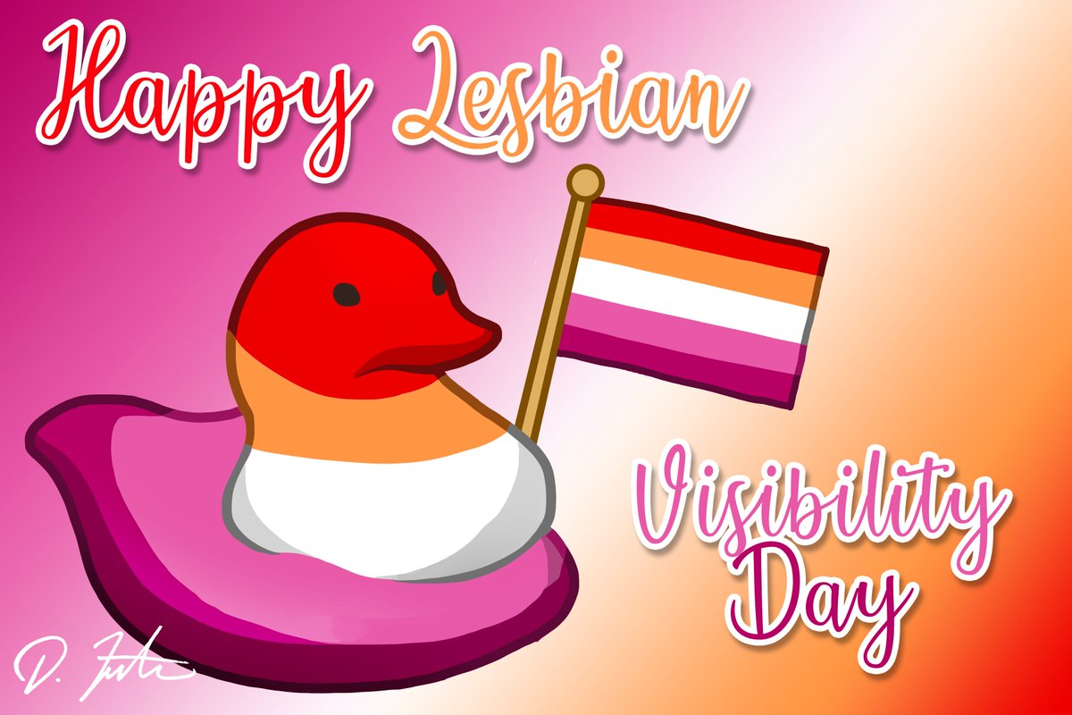 Happy Lesbian Visibility Day. 🏳️‍🌈♀️♀️ #lesbianvisibilityday #lvd23 #lesbianvisibilityweek #lvw23 #lvw #lesbiandayofvisibility