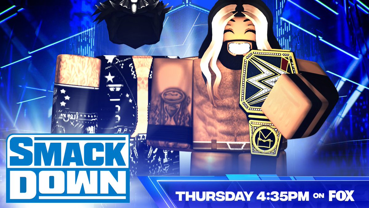 _WWERoblox's tweet photo. -PLANS-

@jordanjersey_ goes one on one with the #WWEUniversal Champion @Bertiannis 
-
@Boogie_Bash makes an Important Announcement Tomorrow (rumors Says The medical team had to take her after her mania match)
-
@m1ckmav takes on @JayDarrienRBLX 
-
#Saomi Goes against #Aryse
#WWE https://t.co/17JURQN3hY