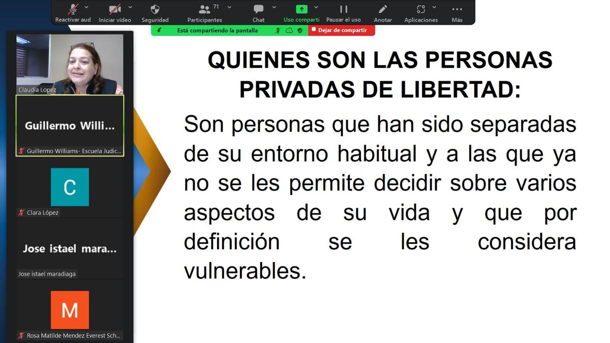 EscuelaHonduras's tweet photo. 1/2 La #LaEscuelaJudicialHN en conjunto a la Dirección de Comunicación Institucional del @PJdeHonduras continuaron el día de ayer martes 25 de Abril la 6ta Edición del Programa de Educación Legal en Derechos Humanos con el #ModuloII sobre Derechos de los Privados de Libertad, https://t.co/rCbMQFWdRh