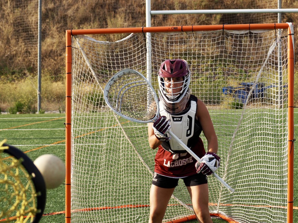 amyecoleman's tweet photo. @BCwlax Nothing. She’s even taken reps in net. And yes, she made the save https://t.co/As33cHy7eP