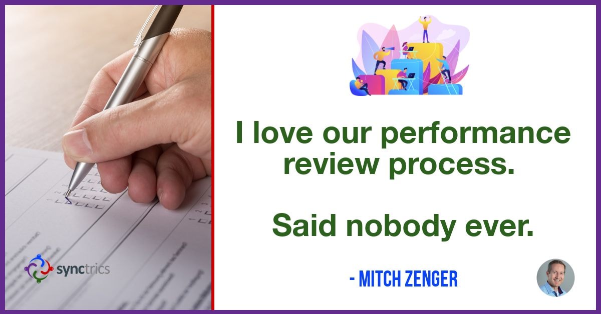 Why do we still do annual performance reviews??
We should be using People Analytics data to accurately measure the influence and contribution of everyone!
<a href="/mitchzenger/">Mitch Zenger</a> <a href="/synctrics/">Synctrics - Optimizing Team Success</a> go.synctrics.com/synctrics
 #PeopleAnalytics #Wellbeing #Strengths #Culture #HRTech #FutureOfWork #Jobs