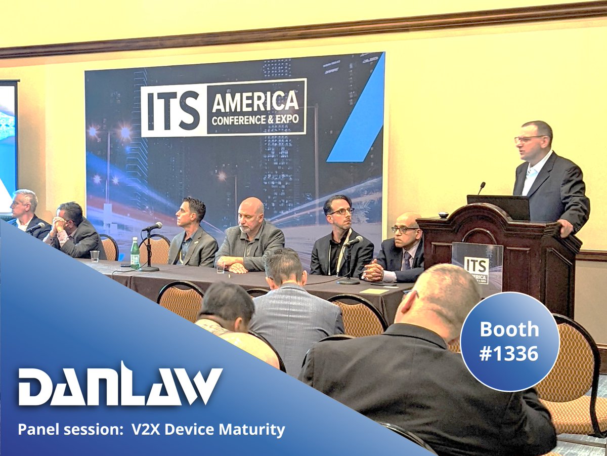 Danlaw’s Andrew Donaldson, @ ITS America V2X Device Maturity panel session this afternoon! We heard from leading device & silicon manufacturers and the USDOT discuss the nation’s readiness to deploy LTE-V2X technology. The consensus is... “#V2X IS READY TO DEPLOY!” #ITSA2023