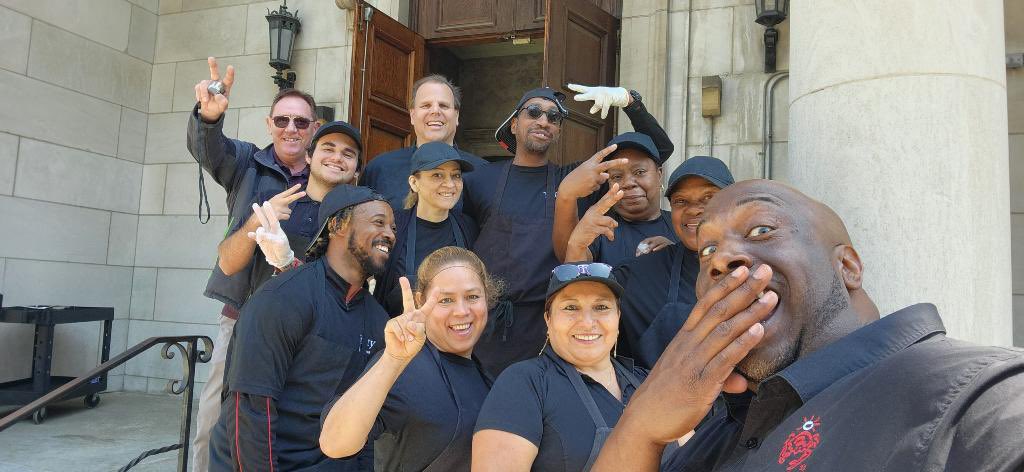 The @TrinityDC @MetzCulinary team made our annual founders day BBQ outstanding! Thanks for the great food and fun!