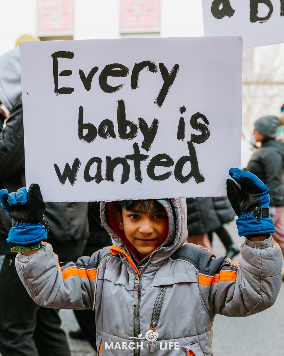 March_for_Life's tweet photo. There is no such thing as an unwanted child! https://t.co/5FLCCiDRGd