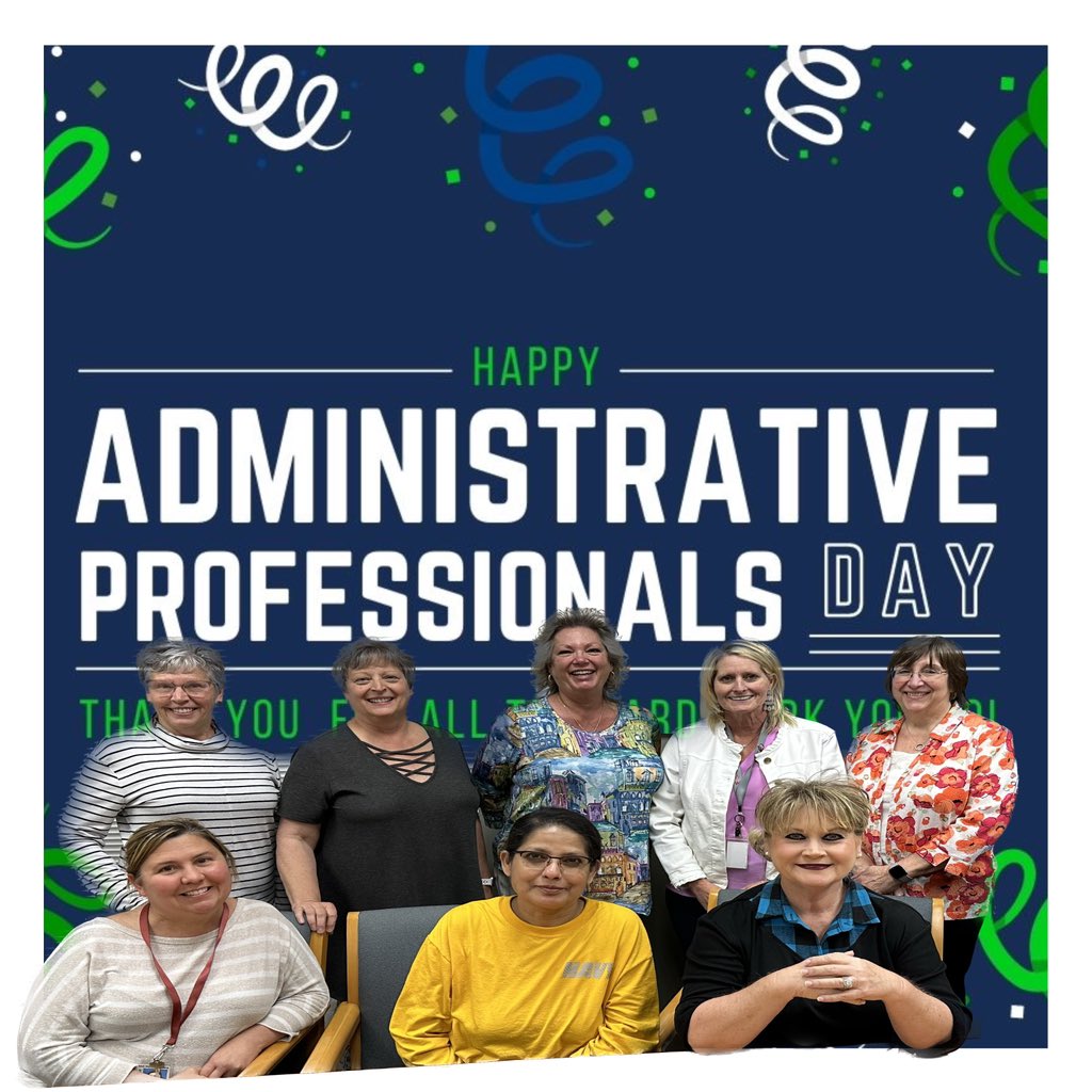 Happy Administrative Professionals Day to some of the BEST in the business!! All of us at <a href="/ORHS_Wildcats/">Oak Ridge HS</a> are lucky to have you all! Thank you for all that you do!!