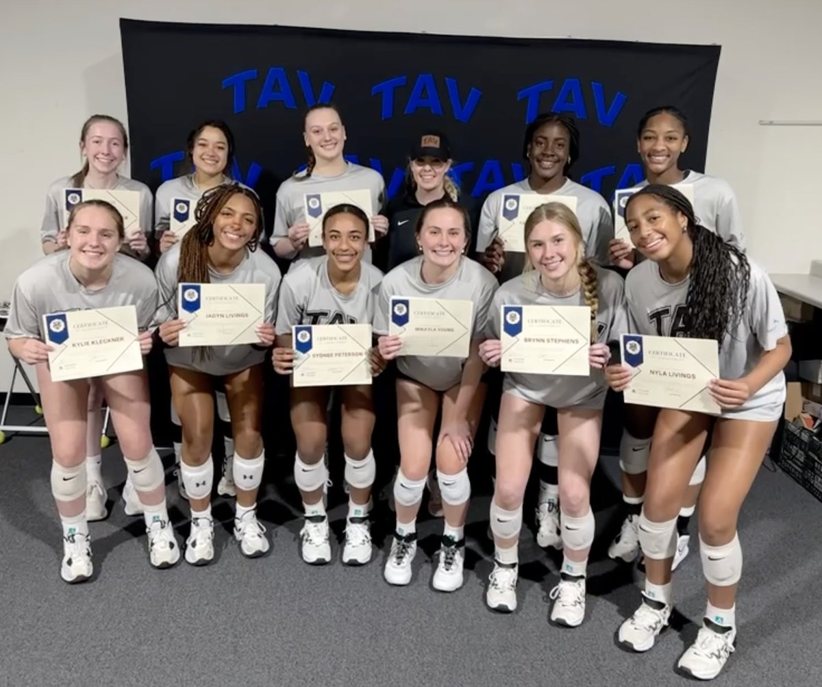 Congrats to all our #TAV athletes selected for the NTR High Performance teams! #GoTAV