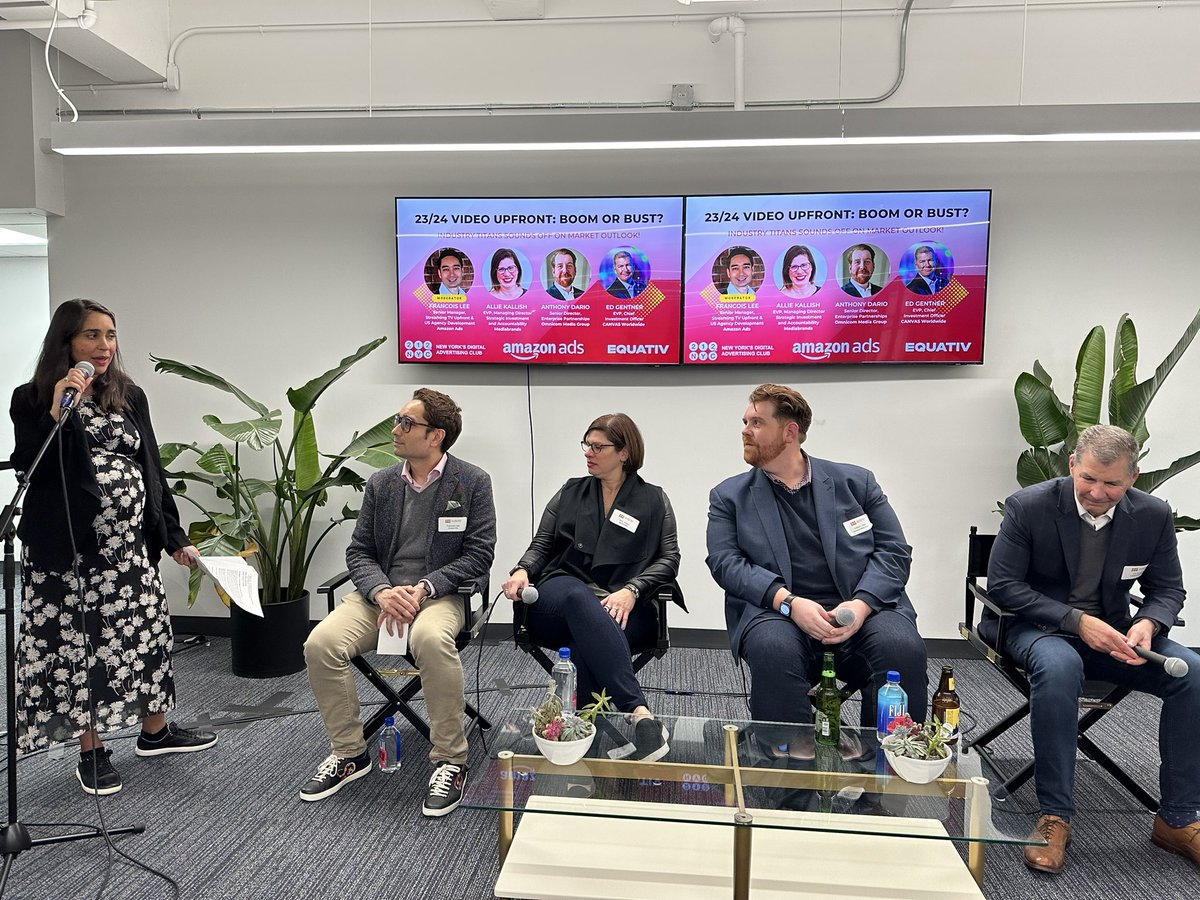 She’s the hostess with the mostess 🌟 

Excited for the <a href="/TwoOneTwoNYC/">212NYC</a> Video Upfront discussion with this All Star panel <a href="/AnthonyDario/">Anthony Dario</a>