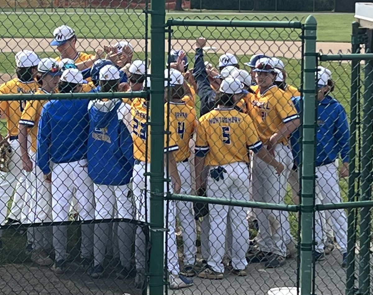 hfavis42's tweet photo. Varsity Vikings scored big against the Knights on their home field! FHHS: 11 ⚾️ FHN: 1 #unmatcHed @howell_baseball @FHVikings https://t.co/538twdSioK