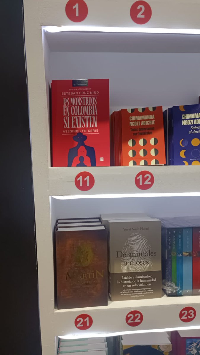 Gracias por hacer que #losmonstruosencolombiasiexisten, este entre los más vendidos de la #Filbo2023, queridos bebesaurios.