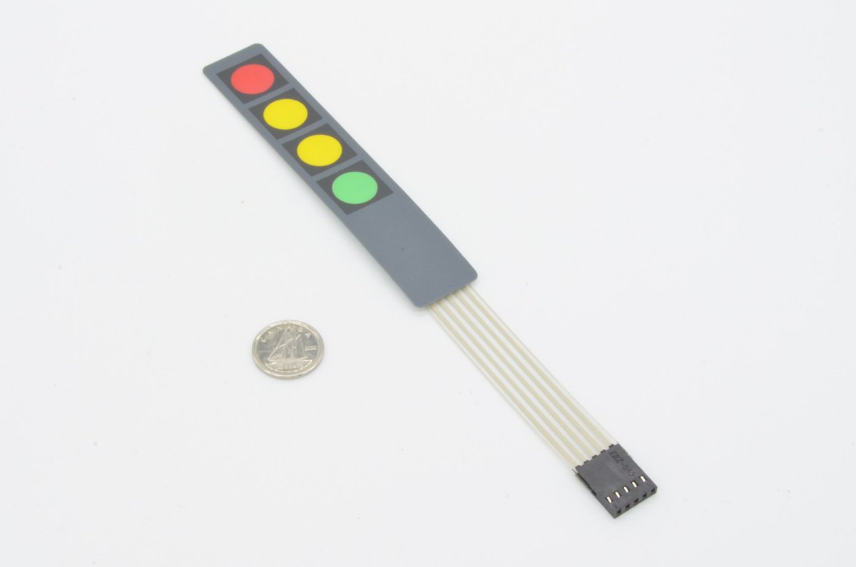 BCRobotics's tweet image. Feature Item: Membrane 1×4 Matrix Keypad – Colour

This 1 x 4 matrix keypad has 4 buttons arranged in a 1 x 4 pattern. The keypad measures 107 x 20 x 1mm and features an adhesive backing.

bc-robotics.com/shop/membrane-…

#Electronics #keypad #diyelectronics #electronicsrepair