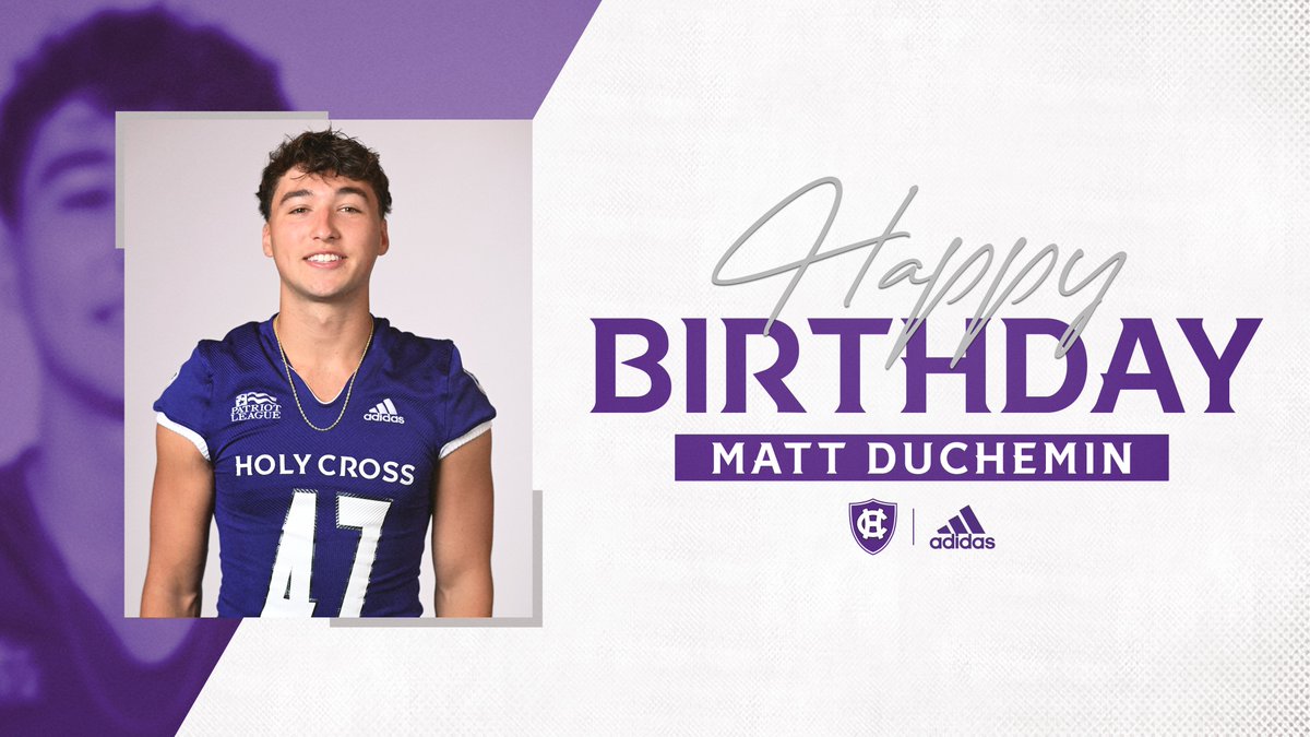 HCrossFB's tweet photo. Wishing @Mattduchemin_ a very happy birthday! 🥳

#GoCrossGo https://t.co/RznMuvLani