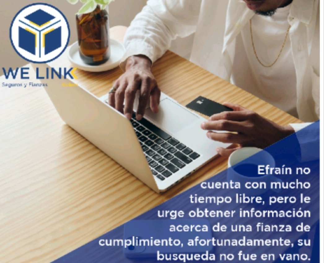 WeLink11375880's tweet photo. En We Link te podemos atender de manera presencial o virtual… lo más importante es que no tengas duda al respecto de la fianza que te interesa.

Ponte en contacto con nosotros a través de eduardoramos@welink.mx 
#fianzas #seguros #arrendamiento #renta #inmuebles #fiscal https://t.co/C8rlXEGpqG