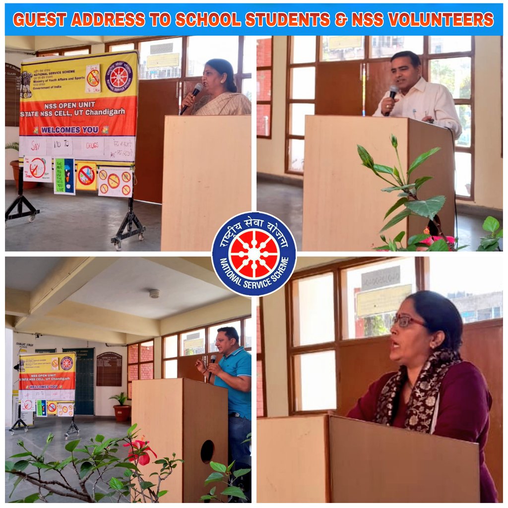 NSSOpenUnit's tweet photo. โ๐๐ ๐๐ผ, ๐น๐๐ ๐๐๐
Glimpse of #ConcludingDay Anti-Drug Awareness Campaign at adopted village Dhanas, CHD graced by State Liaison Officer (NSS) among other distinguished guests & shared their enriched experience!
@ianuragthakur
@YASMinistry
@_NSSIndia @ChandigarhNSS https://t.co/DlPui82fAt
