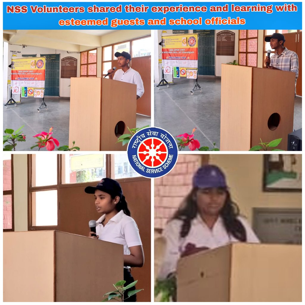 NSSOpenUnit's tweet photo. โ๐๐ ๐๐ผ, ๐น๐๐ ๐๐๐
Glimpse of #ConcludingDay Anti-Drug Awareness Campaign at adopted village Dhanas, CHD graced by State Liaison Officer (NSS) among other distinguished guests & shared their enriched experience!
@ianuragthakur
@YASMinistry
@_NSSIndia @ChandigarhNSS https://t.co/DlPui82fAt