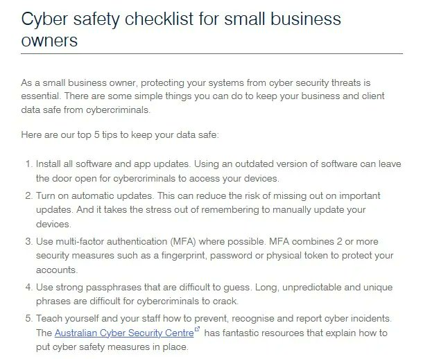 deanrobinau's tweet photo. Is your business cyber-safe? 💻 https://t.co/YZZVQFk8ew