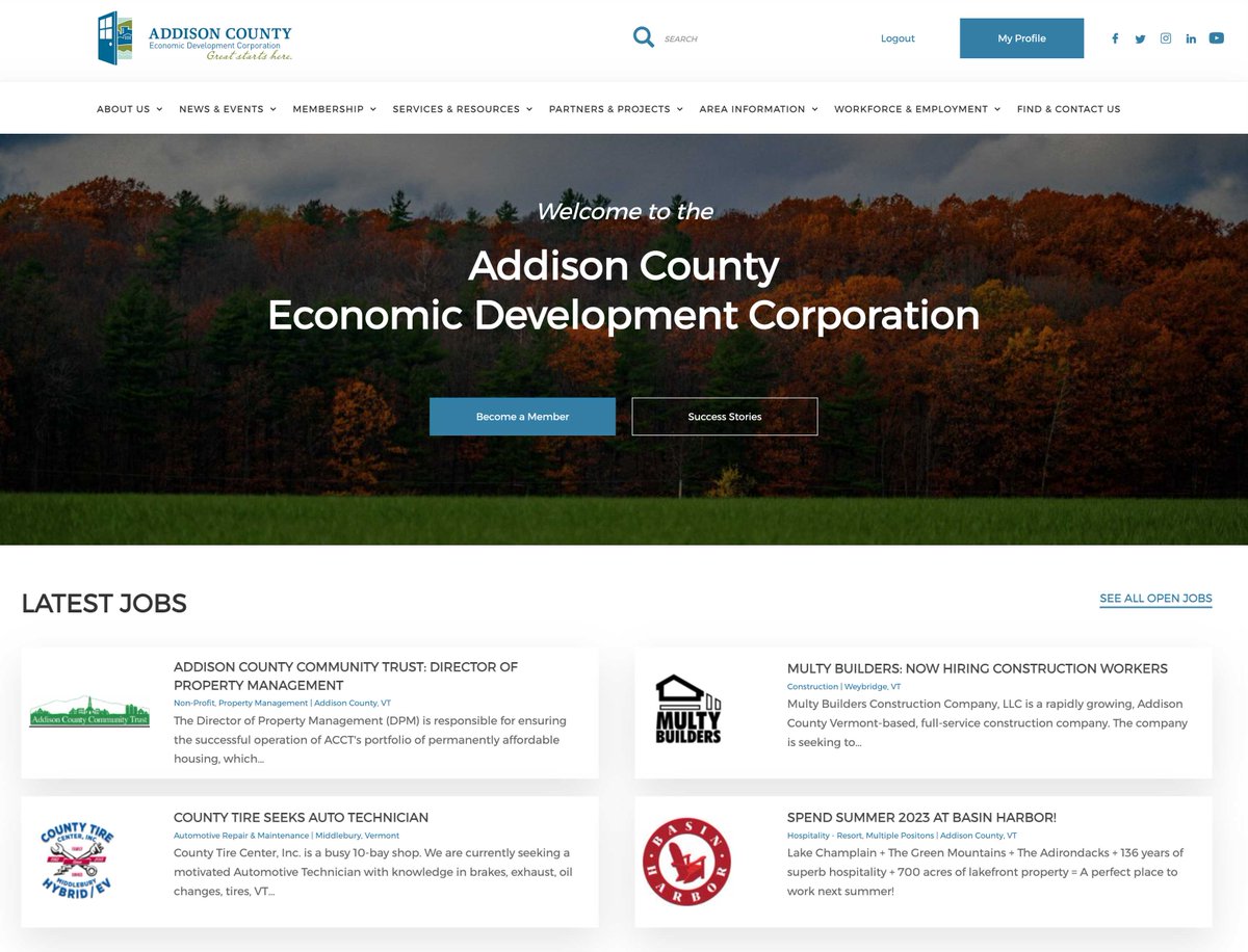 acedc1's tweet image. Looking for a job in Addison County? Check out our website for the latest listings!
#Jobs #AddisonCounty #JobsInVT #VermontJobs 
tinyurl.com/2brxfevg
