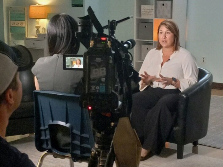 rpjones007's tweet photo. Watch ABC 15 News tonight at 5p &amp; 6p for a story on Teen Mental Health First Aid at Chandler USD pioneered by my wife, @cjonesofaz.  I'm SO PROUD of what she is doing. Tune in tonight!  #ABC15News #LadyGaga #BornThisWayFoundation https://t.co/O1CYgMN7T5