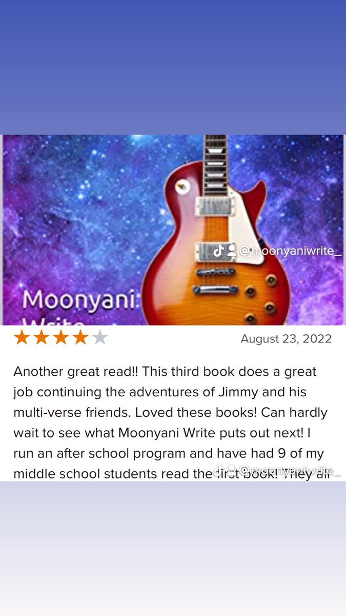Jimmy and his friends travel to other dimensions using musical instruments!
COPYRIGHTED 2017-2021

amazon.com/Music-Man-Moon…

#middlegradelit #bookish #mustread #epicfantasy #amazon #bookshopping #tbr #audible #audiobooks #ku #KindleUnlimited #sciencefiction #sciencefictionbooks