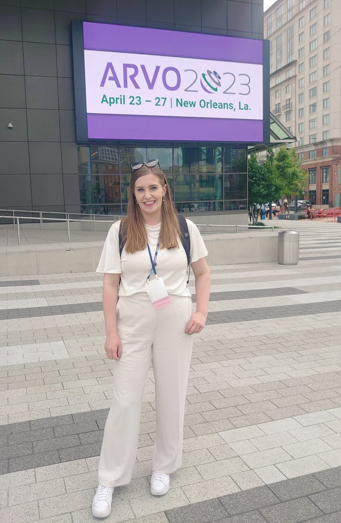 It has been a really fantastic meeting so far this year at #ARVO2023 in New Orleans, with so many exciting new findings to learn about and so many talented researchers to meet! 

Thank you @QUBScholarships for your support to attend this meeting!