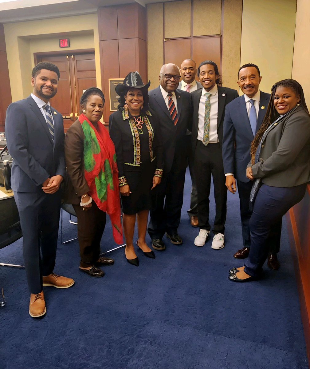Met with @brotherjones_ of the #Tennessee3 along with @TheBlackCaucus today to underscore our support. #TennesseeThree