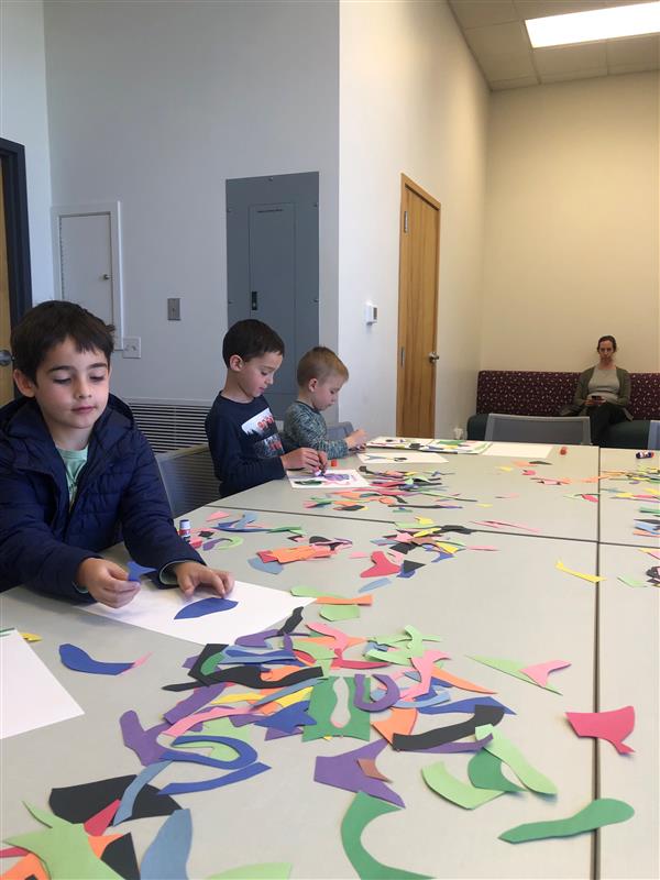 WinnLib's tweet image. Matisse-inspired art inspired program created yesterday morning! #WNPLD #Art