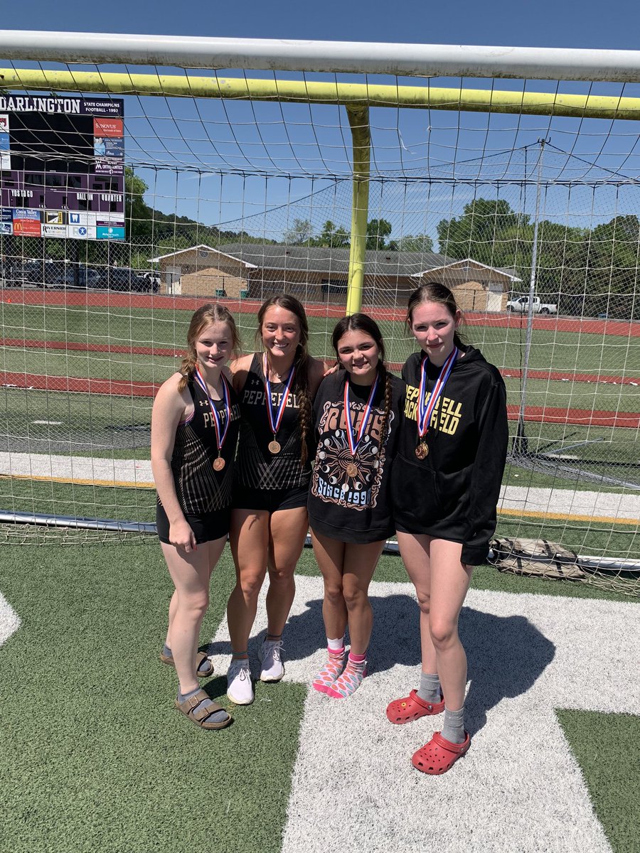 🥇 4x100 (Bethanee Wiggins, Jolie Splendore, Hannah Smith, Cloey Mitchell

🥇 4x200 (Lilly Hendrix, Aidyn Hurst, Hannah Smith, Cloey Mitchell)

🥉4x400 (Aidyn Hurst, Zoe Edge, Lilly Hendrix, Olivia Edwards)

🥉4x800 (Morgan Langley, Sarah Ekey, Lilly Splendore, Olivia Edwards)