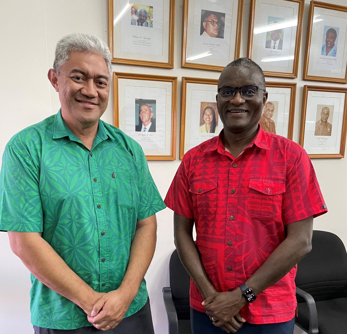 📢 @WFP_Pacific_ Country Director @Alphabahnet met with @psvivili Deputy Director General of @spc_cps to discuss #WFP’s multi-country strategic plan for '23 – '27. 🤝WFP is honoured to work with like-minded partners who are supporting the #Pacific through #SustainableDevelopment