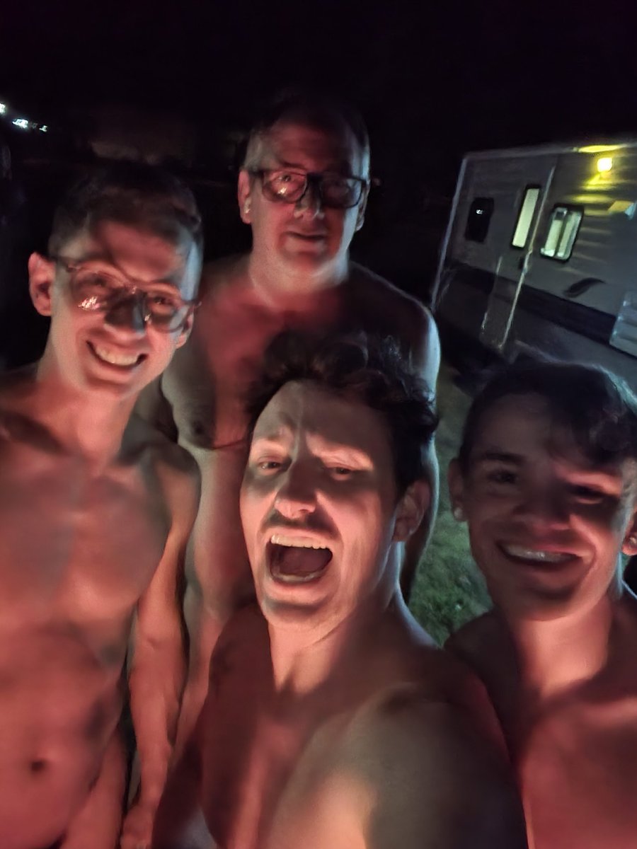 TJDW2017's tweet photo. I think we're ready for @natejamesxxx birthday next weekend!!! @OzCampground @OzCampGround2 with @nakedgaycamper @kcg1002 #husbands #gay #friends #gays #twinks #oz #ozcampground #camp #CincoDeMayo #birthday https://t.co/A2GwhQRZPP