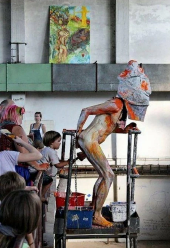 Look at it.

Look 
At
It

...this image has been haunting me all-day

Honestly, this feels like a seminal moment for immoral/evil absurdity.  Better yet, the abject insanity is being perpetrated against OUR CHILDREN...and right in front of our eyes.  

How did we get here?

Maybe