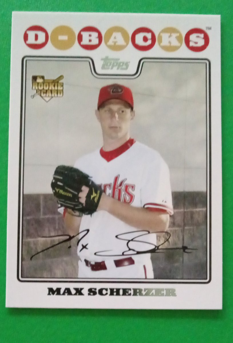 delspacefranco's tweet photo. @CardsStory Max Scherzer RC 2008 Update Series #US280
$100 shipped https://t.co/8eNPicG05g