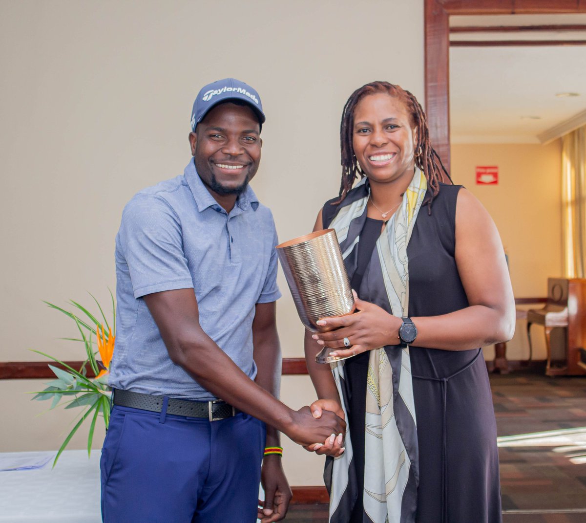 RobsonChinhoi's tweet photo. I'm so Grateful and Humbled to be the Season Opener of Chevron Tour Series @RoyalHarareGolf 
@Zimbabwe
@MutapaTrophy
Thanks To the Sponsors 
It's another Victory added into my life https://t.co/RbHa94EdIt