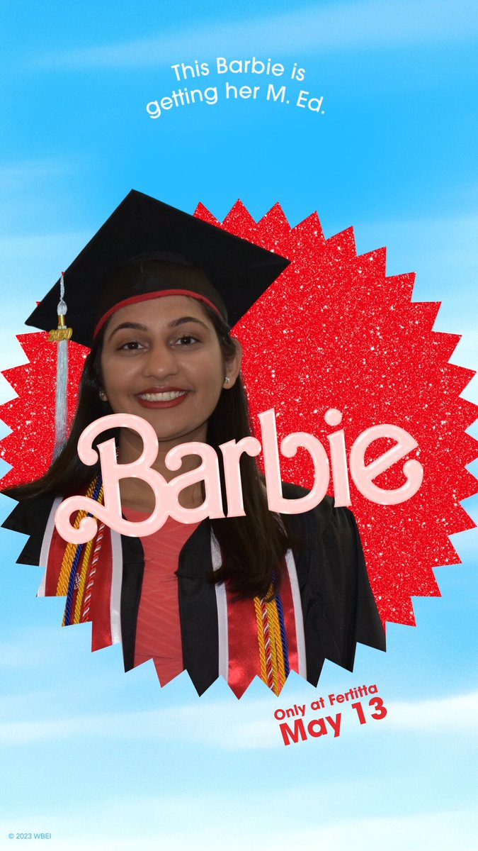 As you can see, we are quite excited! 
<a href="/MsMohdTeaches/">Ms. Asma Mohd M.Ed</a> <a href="/UHCOE/">UH College of Education</a> 
#SeeyaMay13 🎓 #GoCooooogs 🐾#CurriculumandInstruction📚📖💻
#BarbieTheMovie