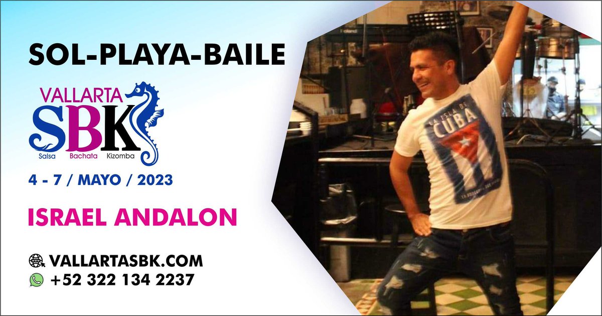 SalsaPVR's tweet photo. Sigue tus sueños, ¿Ya tienes tu full pass?
El Festival #Vallarta SBK ya viene la próxima semana y los maestros locales ya se están preparando.
Los maestros de #baile de #PuertoVallarta ya están listos.
¡Prepárate para bailar y prepara tu bikini! https://t.co/XxF8VhE6kO