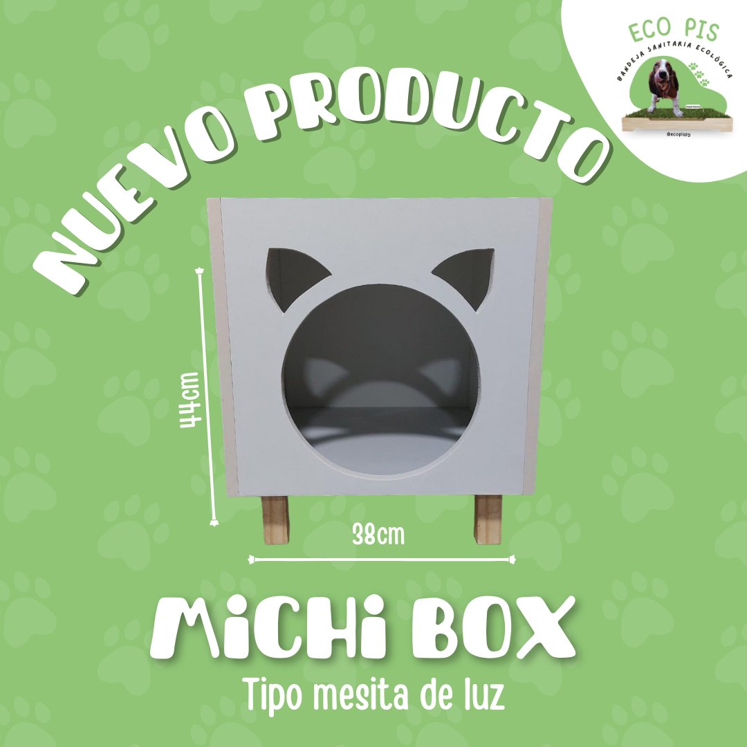Ecopispy's tweet photo. ✨𝗡𝗨𝗘𝗩𝗢 𝗣𝗥𝗢𝗗𝗨𝗖𝗧𝗢✨
Para consentir a tu michi 🐱 

#MichiBox tipo mesita de luz de melamina, que quedará perfecto en cualquier espacio de tu casa 🐾 

🚚Entregas en 24/48 HS 🙌🏻
📱WhatsApp 0994 142 354
https://t.co/oinZwW75zh

#EcoPispy #michis #Paraguay https://t.co/AElIXZRfou