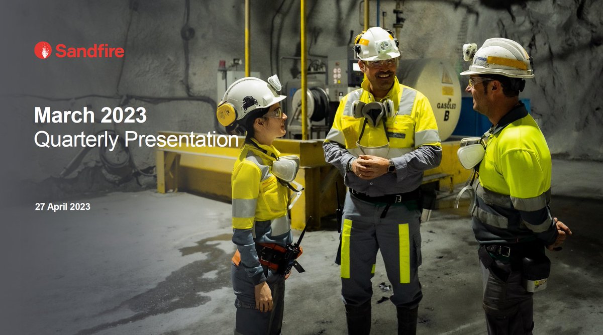 Sandfire is pleased to advise that we have released our March 2023 Quarterly Results today.

You can read the full details of the quarterly results here @ bit.ly/3n7HoCU