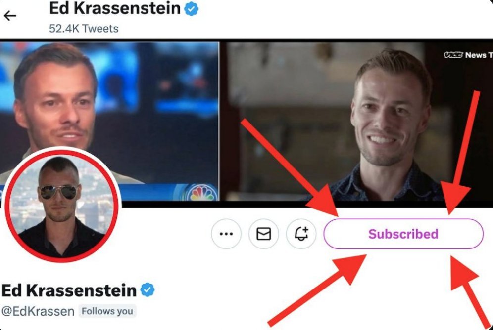 EdKrassen's tweet photo. Tomorrow morning I will be releasing a video to my Twitter subscribers recapping this bombshell. If you aren't subscribed, feel free to click the "Subscribe" button on my profile to get access to this forthcoming video, as well as access to private Twitter Spaces, more engagement from me, a follow, and much more.