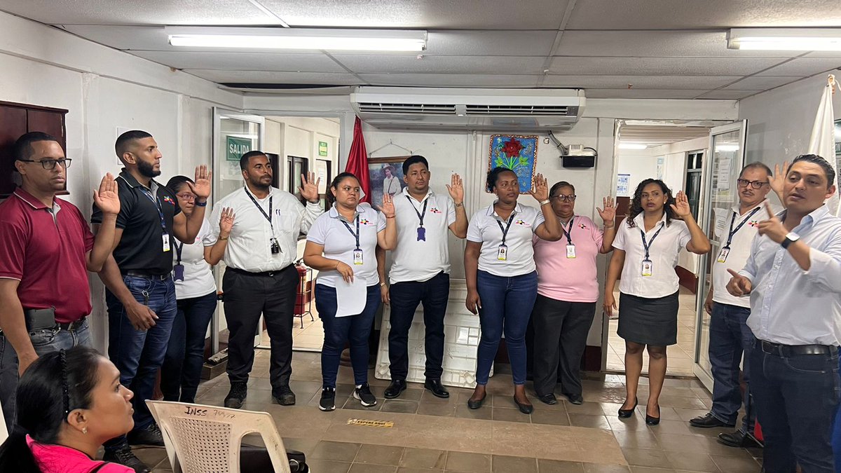 Contentos con una Región Atlántica sur  unido y decidido a seguir defendiendo y mejorando las condiciones laborales de tod@s 

Por más y mejores condiciones laborales #SomosINSS #SomosUNE
