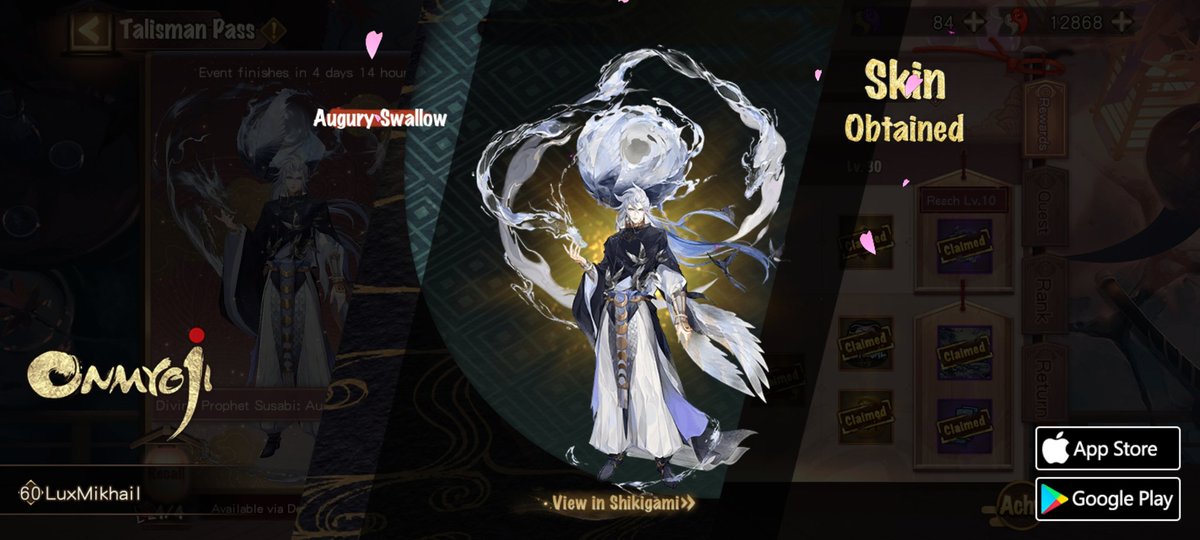 ToXiKberry's tweet photo. #Onmyoji# I got a brand new rare skin! Check it out and try your luck! https://t.co/1mbkM3DWSi