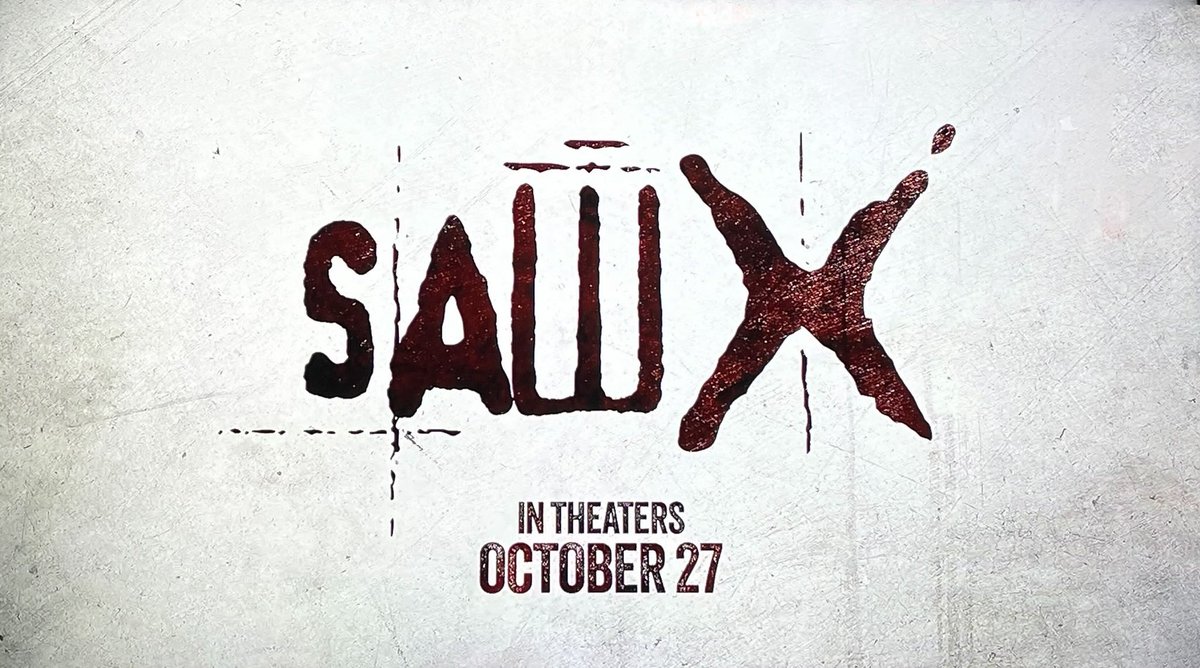 BDisgusting's tweet photo. From @Collider tonight, a first look at the official logo for SAW X.

Source: https://t.co/1RZN6QJDPb https://t.co/aRDSP3QkXX