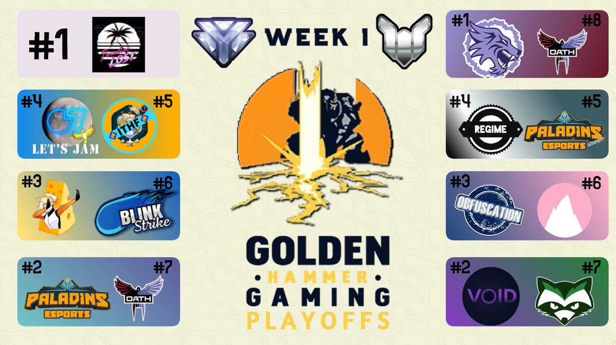 The first of Week 1 of GHG Playoffs!