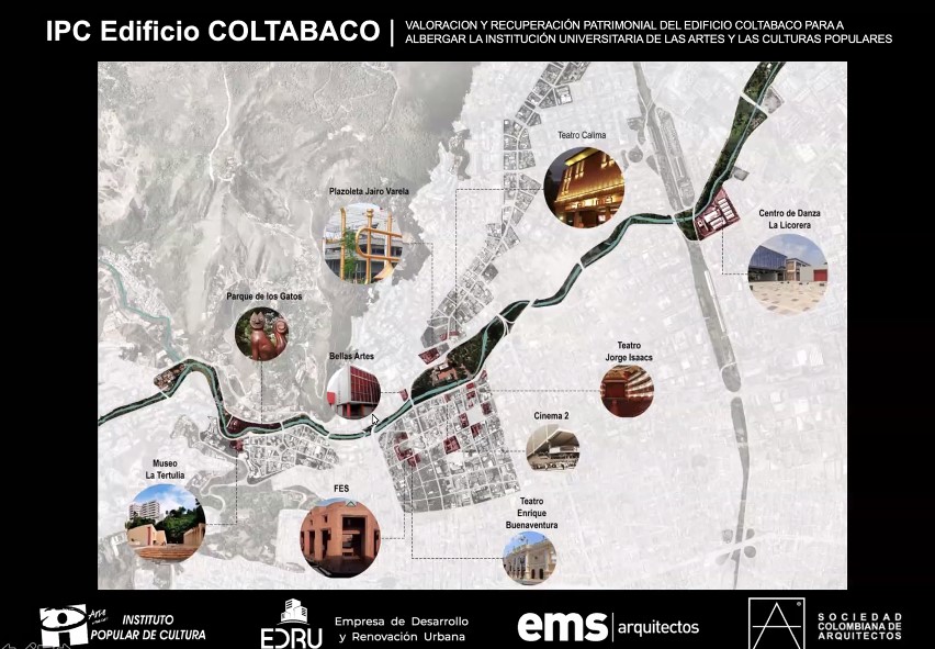 J_Esteban_Ricci's tweet photo. Viendo la presentación sobre intervención en el #EdificioColtabaco.
El arq. Carlos Niño es toda una autoridad. Hay aprox. 100 personas conectadas. Espero q esta expo permita aclarar intervención y responder preocupaciones de grupos importantes para la ciudad.
@IPCCali https://t.co/vZ3xZsQlbB