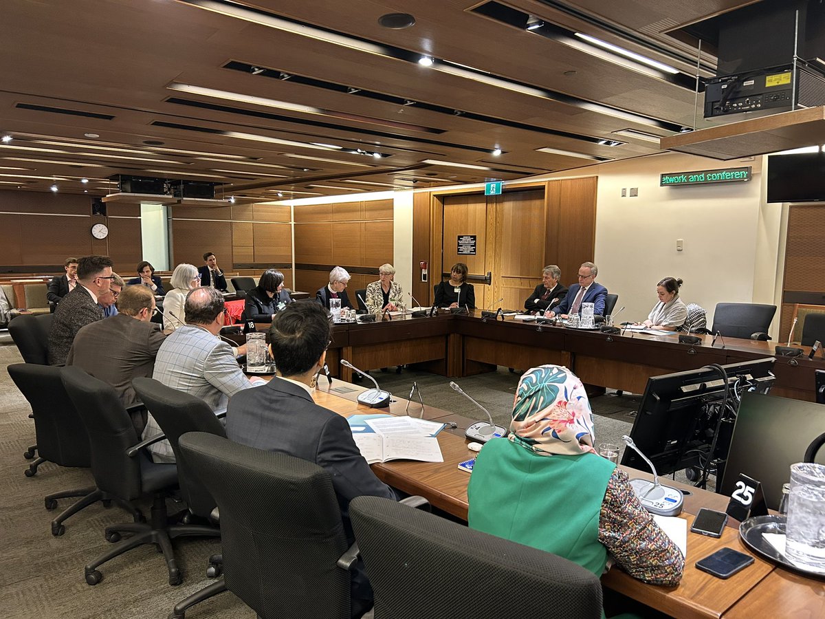 Rob_Oliphant's tweet photo. Heads of Canadian churches from @generalsynod, @ELCICinfo, @UnitedChurchCda, @PCConnect are important civil society leaders. Happy to host them on Parliament Hill as they updated me &amp; colleagues about the situation in the Middle East faced by both Muslim &amp; Christian Palestinians. https://t.co/Ps45BWwMZd