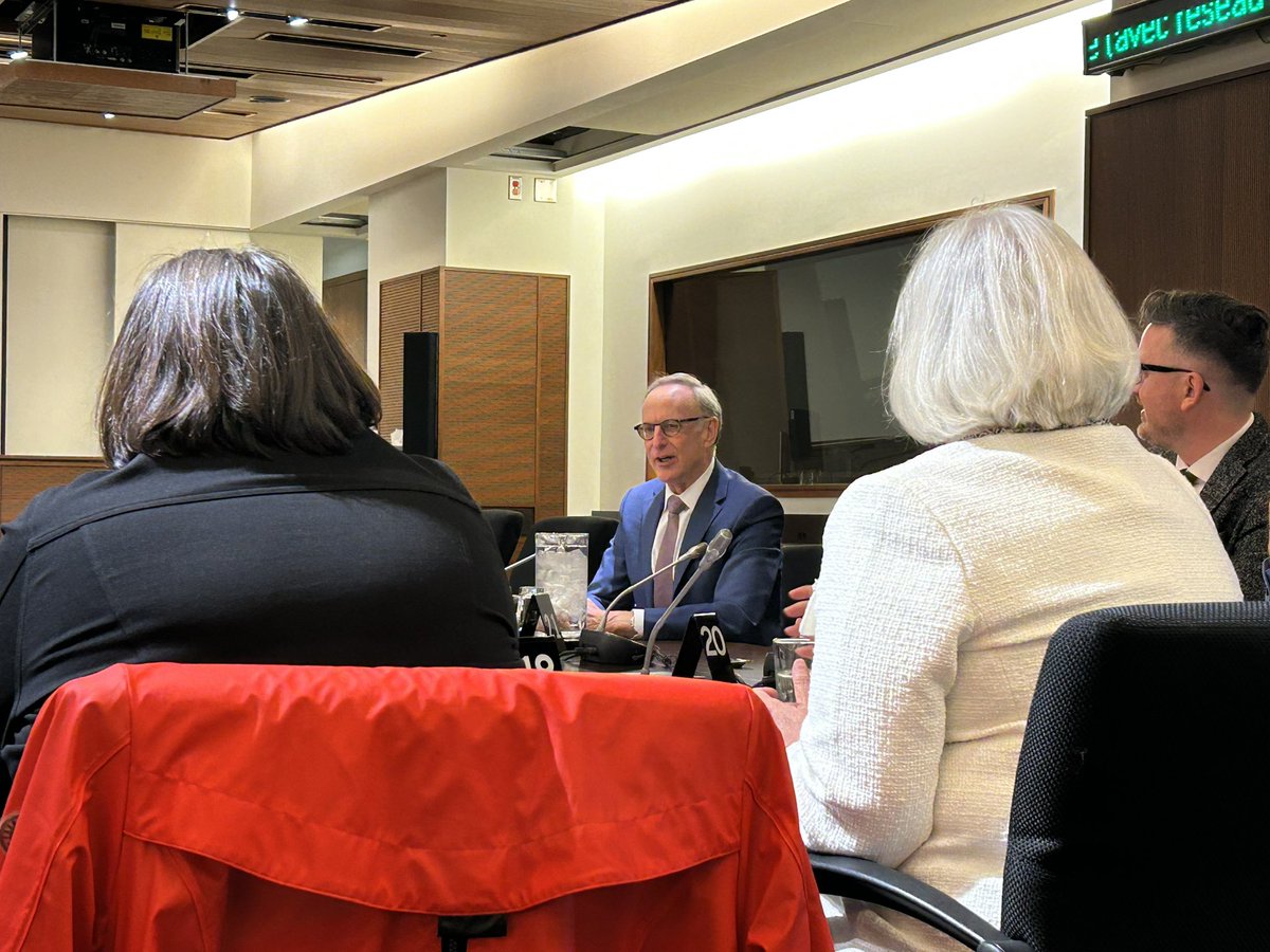Rob_Oliphant's tweet photo. Heads of Canadian churches from @generalsynod, @ELCICinfo, @UnitedChurchCda, @PCConnect are important civil society leaders. Happy to host them on Parliament Hill as they updated me &amp; colleagues about the situation in the Middle East faced by both Muslim &amp; Christian Palestinians. https://t.co/Ps45BWwMZd