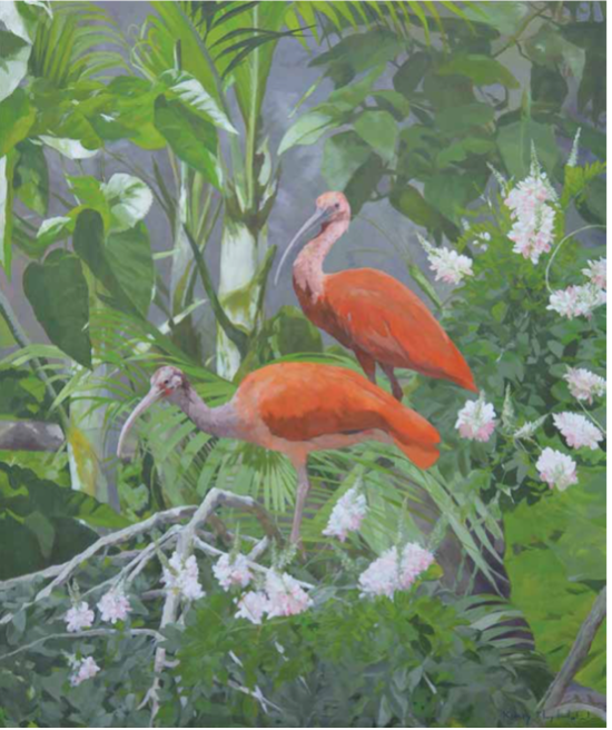 NoteArtHerstory's tweet photo. #WomenArtists at the @WoodsonArt, by Amalia Wojciechowski, https://t.co/hbDz9YKacq
#FideliaBridges #LeonoraCarrington #EdithSchloss #YuyiMorales & more!
Pictured: Kirsty May Hall, Scarlet Ibis, 2022, https://t.co/f8gTaGjXr7