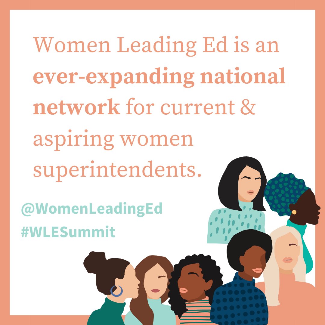 Tomorrow we’ll come together w/ current & aspiring women supts to engage in meaningful dialogue & networking, & collectively set an agenda & national call-to-action to transform the education systems-leadership pipeline for women. Follow #WLESummit & join the conversation!