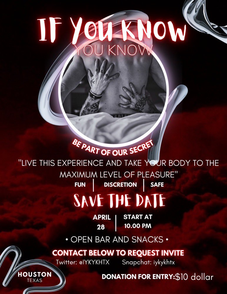 kazzyfrompluto's tweet photo. ATTENTION HOUSTON HOTTIES!! If ur a freak or just down to hang out come chill with me at this party on Friday @IYKYKHTX https://t.co/eWn27GRtQC