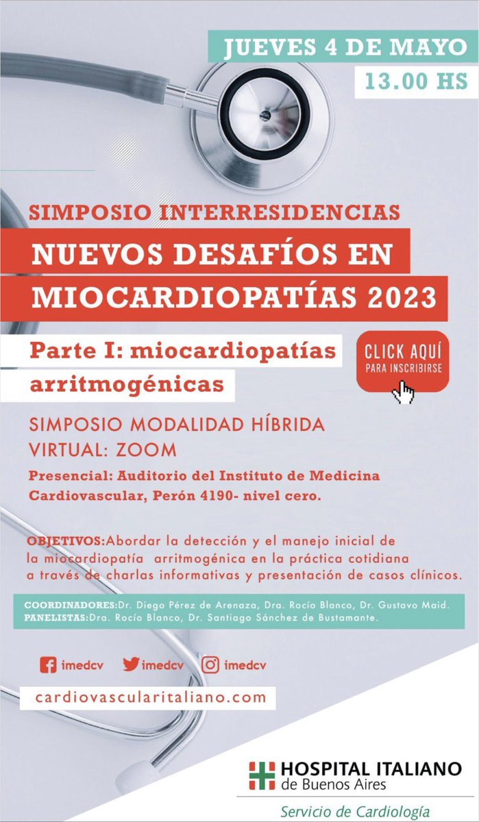 decottosantiago's tweet photo. Porque debemos ir más allá de la clásica división MC isquémica/no isquémica? 💔🫀

Que rol juega la 🧬 en la MC ⚡️?

Discutiremos esto y más en el simposio interresidencias con modalidad HIBRIDA del próximo jueves en @imedCV @cardiohiba_resi 

 En el🧵el link de inscripción 💻 https://t.co/fAjGg0ck4o