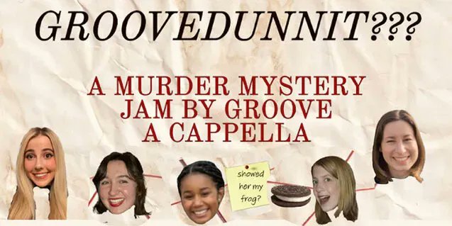 JostenLIVE! Presents A Cappella Murder Mystery Jam GROOVEDUNNIT! | April 29 at 4 p.m.  buff.ly/3Hf5a6O